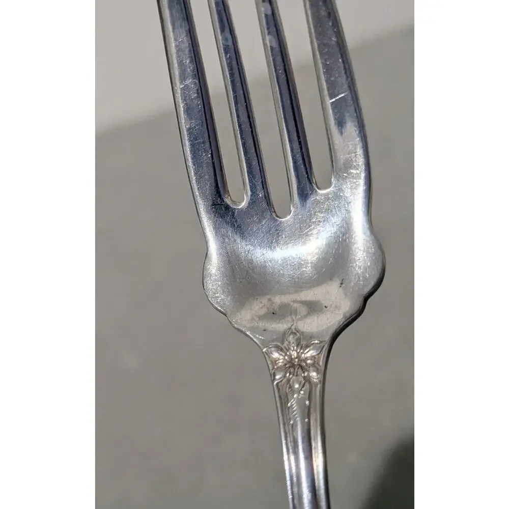 Set of 8 Antique Pilgrim Silver Co 